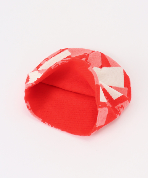 b.Eautiful/ビューティフル】Sakura Checker Beanie（ニットキャップ