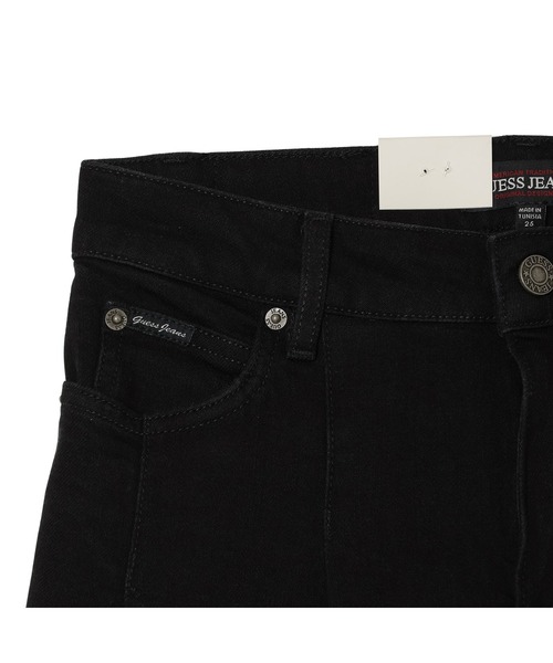 GUESS JEANS(ゲスジーンズ)の「GUESS JEANS G12 Pleated Extra Wide Leg デニムパンツ ワイドジーンズ レディース(デニムパンツ・レディース・ブラック・25inch/24inch/26inch/27inch/28inch)」の5枚目の写真