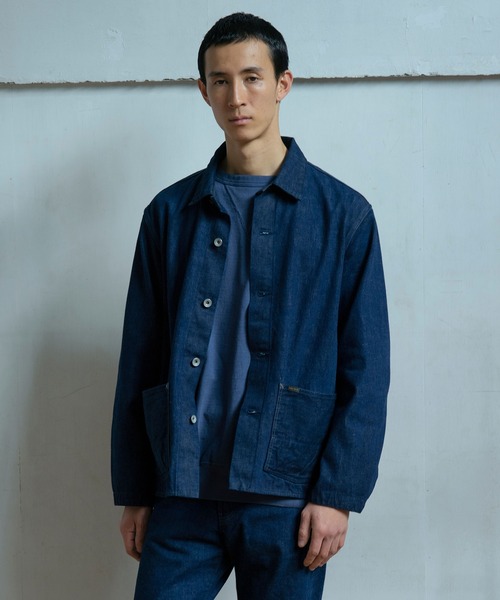 OMNIGOD mens / オムニゴッド] 12oz枷染めデニム カバーオール