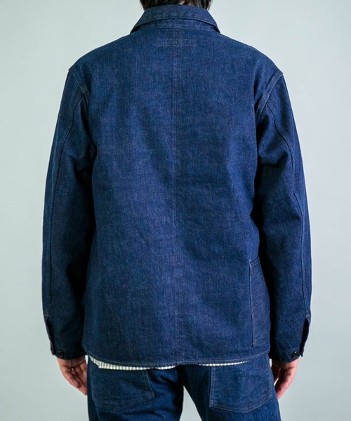 OMNIGOD デニム カバーオール OMNIGOD mens / オムニゴッド] 12oz枷染めデニム カバーオール