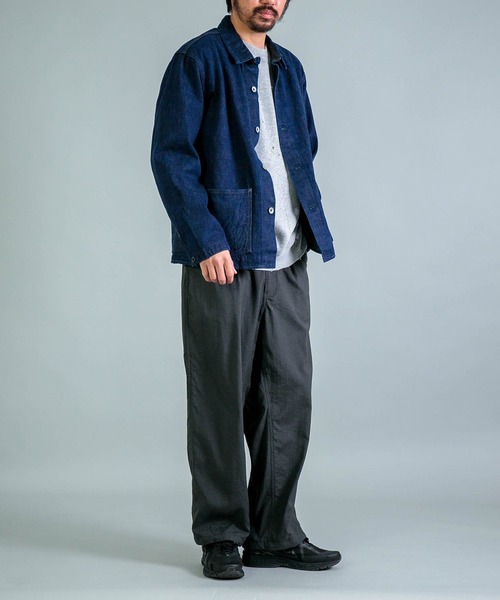 OMNIGOD mens / オムニゴッド] 12oz枷染めデニム カバーオール