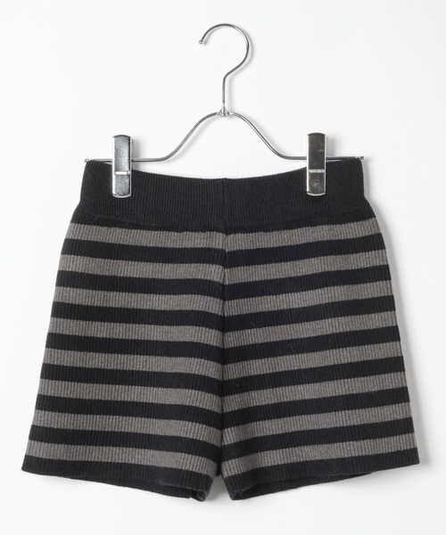 3.3 Field Trip （3.3フィールドトリップ）の「3.3 Field Trip／ボーダーニットショートパンツ（その他パンツ・レディース・グレー/ブラック・FREE）」の13枚目の写真