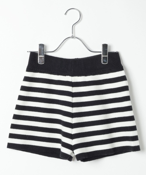 3.3 Field Trip （3.3フィールドトリップ）の「3.3 Field Trip／ボーダーニットショートパンツ（その他パンツ・レディース・グレー/ブラック・FREE）」の14枚目の写真