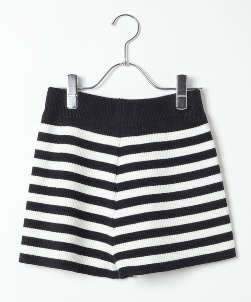 3.3 Field Trip （3.3フィールドトリップ）の「3.3 Field Trip／ボーダーニットショートパンツ（その他パンツ・レディース・グレー/ブラック・FREE）」の15枚目の写真