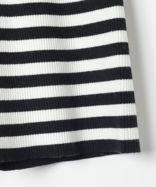 3.3 Field Trip （3.3フィールドトリップ）の「3.3 Field Trip／ボーダーニットショートパンツ（その他パンツ・レディース・グレー/ブラック・FREE）」の17枚目の写真