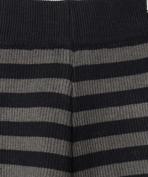 3.3 Field Trip （3.3フィールドトリップ）の「3.3 Field Trip／ボーダーニットショートパンツ（その他パンツ・レディース・グレー/ブラック・FREE）」の20枚目の写真