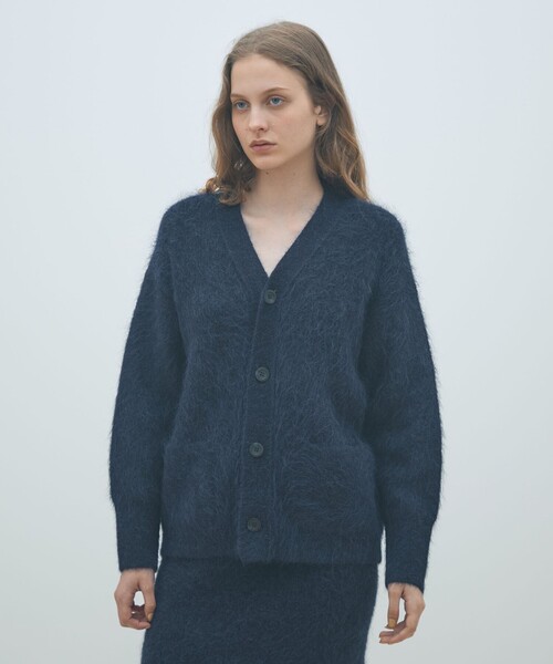 セール】シャギーアルパカ Vネックカーディガン（カーディガン/ボレロ