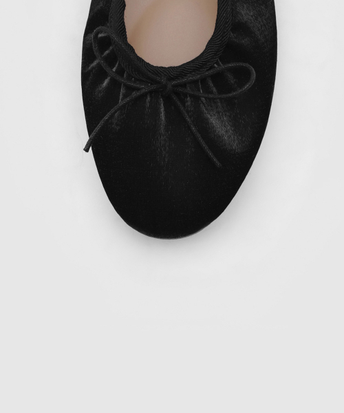 SAPPUN（サプン）の「Kayla サテン メリージェーン フラットシューズ (1cm)（バレエシューズ・レディース・シルバー/ブラック/ピンク/ホワイト/ベージュ/イエロー/ミント・22.5cm/23cm/23.5cm/24cm/24.5cm/25cm/25.5cm/22cm）」の10枚目の写真