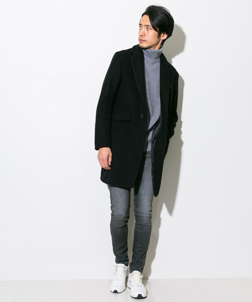 STUDIOUS（ステュディオス）の「【ZOZO限定】 STUDIOUSファインウールワッフルタートルネックニット（ニット/セーター・メンズ・ブラック/カーキ/ホワイト/ネイビー/グレー・2/1/3）」の9枚目の写真