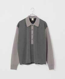 B.C STOCK（ベーセーストック）の「【Deux Allures/ドゥ アリュール】ニットコンピ ポロシャツ（ニット/セーター）」