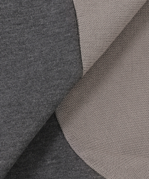 B.C STOCK（ベーセーストック）の「【Deux Allures/ドゥ アリュール】ニットコンピ ポロシャツ（ニット/セーター・メンズ・ライトグレー/ベージュ・FREE）」の18枚目の写真