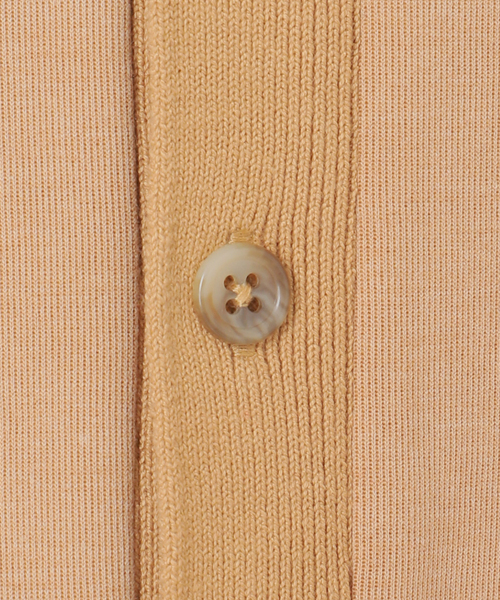 B.C STOCK（ベーセーストック）の「【Deux Allures/ドゥ アリュール】ニットコンピ ポロシャツ（ニット/セーター・メンズ・ライトグレー/ベージュ・FREE）」の19枚目の写真