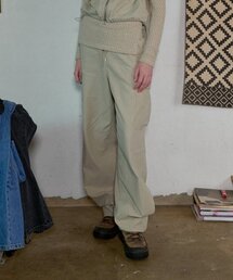 COTTON CARGO PANTS - DUSTY CREAM