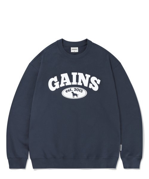 GAINSBORO(ゲインズボロ)の「ゴールデンロゴ スウェット_ネイビー(スウェット・メンズ・その他・LARGE/MEDIUM/SMALL)」の2枚目の写真