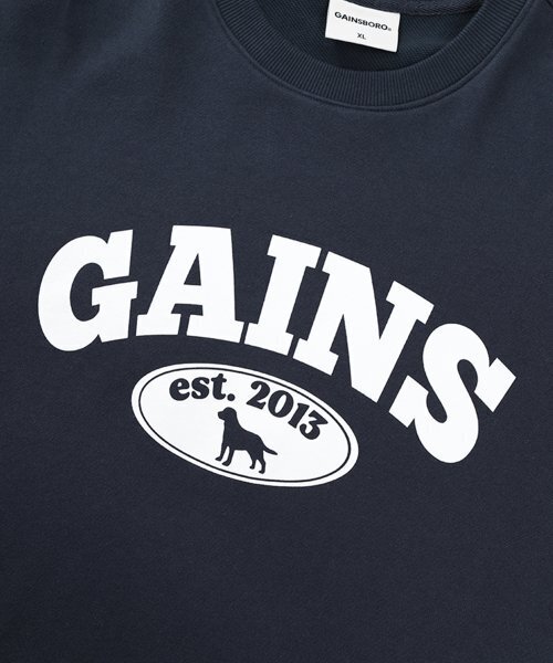 GAINSBORO(ゲインズボロ)の「ゴールデンロゴ スウェット_ネイビー(スウェット・メンズ・その他・LARGE/MEDIUM/SMALL)」の6枚目の写真