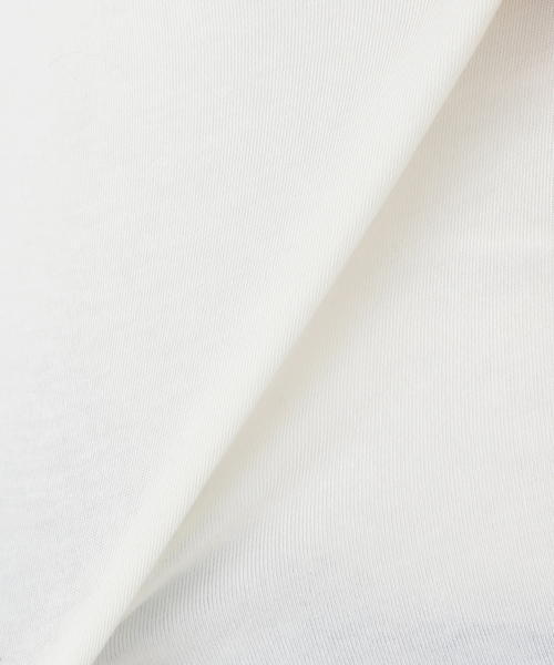 IENA LA BOUCLE(イエナラブークル)の「《追加》IENA LA BOUCLE フリルヘンリーネックカットソー(Tシャツ/カットソー・レディース・グレー/ホワイト・FREE)」の3枚目の写真