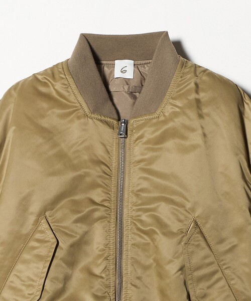 6(ROKU)＞ナイロン ツイル MA-1 ブルゾン 26SS（MA-1）｜6（ロク）の