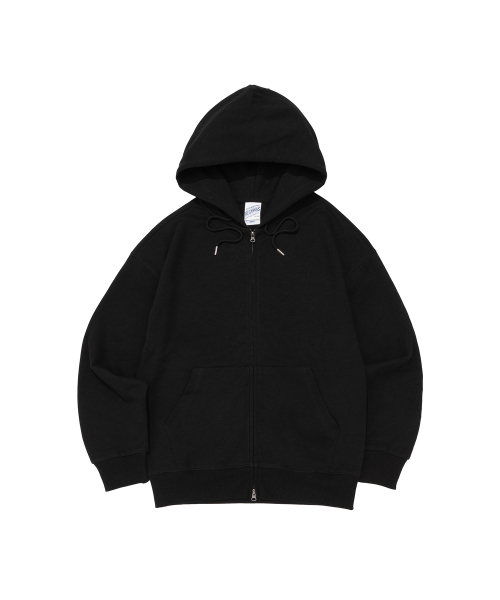 BECANVAS(ビキャンバス)の「BECANVAS SPECIAL INTERLOCK OVERFIT HOOD ZIP-UP (BLACK)(パーカー・レディース・ブラック・LARGE/SMALL/MEDIUM/X-LARGE)」の1枚目の写真