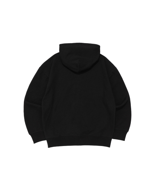 BECANVAS(ビキャンバス)の「BECANVAS SPECIAL INTERLOCK OVERFIT HOOD ZIP-UP (BLACK)(パーカー・レディース・ブラック・LARGE/SMALL/MEDIUM/X-LARGE)」の2枚目の写真
