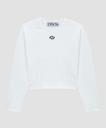 DWSE（ディーダブリューエスイー）の「ディビジョン ロングスリーブ（ホワイト）（Tシャツ/カットソー）」