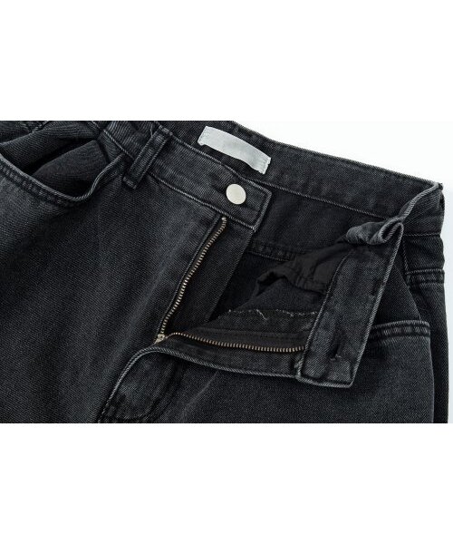 SALAD BAGUNI(サラダバグニ)の「Pin Tuck Wide Denim Jeans_black(デニムパンツ・レディース・その他・SMALL/MEDIUM)」の4枚目の写真