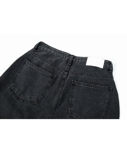 SALAD BAGUNI(サラダバグニ)の「Pin Tuck Wide Denim Jeans_black(デニムパンツ・レディース・その他・SMALL/MEDIUM)」の6枚目の写真