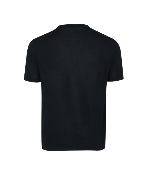 SOLEW(ソル)の「ラウンド夏ニット_ダークネイビー(ニット/セーター・メンズ・その他・SMALL/MEDIUM/LARGE)」の2枚目の写真