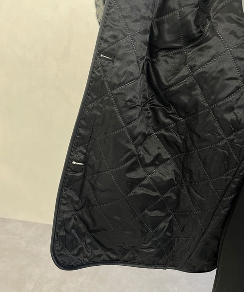 MISCH MASCH（ミッシュマッシュ）の「一部店舗限定 ノーカラーレオパードコート（その他アウター・レディース・ブラック・ﾌﾘ-）」の9枚目の写真