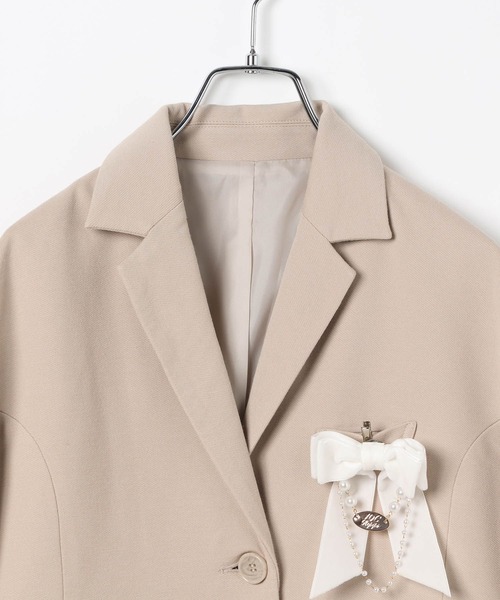 repipi armario（レピピ アルマリオ）の「【10C REPIPI】【セレモニー】ルーズジャケット（その他アウター・キッズ・ブラック系その他/ホワイト系その他・120cm/130cm）」の18枚目の写真