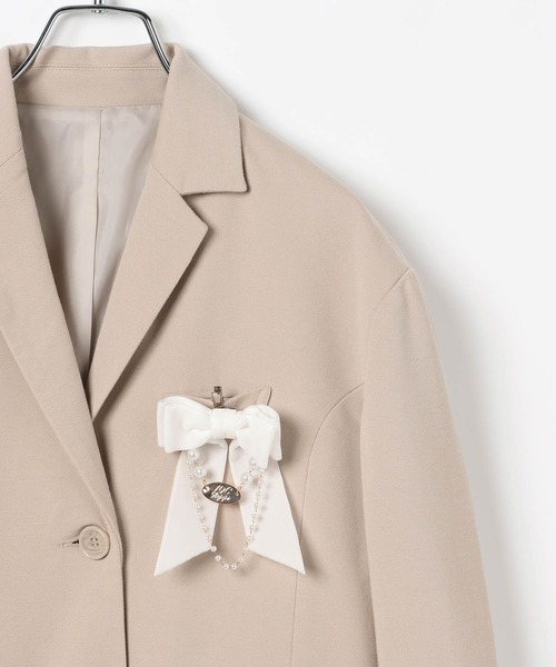 repipi armario（レピピ アルマリオ）の「【10C REPIPI】【セレモニー】ルーズジャケット（その他アウター・キッズ・ブラック系その他/ホワイト系その他・120cm/130cm）」の19枚目の写真