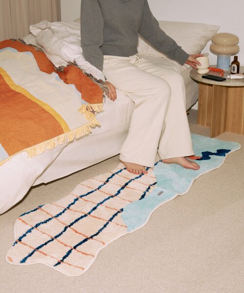 BIRTHDAY BAR(バースデイバー)の「【SAHIR サヒール】Long mat pool ロングマットプール(ラグ/マット・レディース・アイボリー・0)」の1枚目の写真