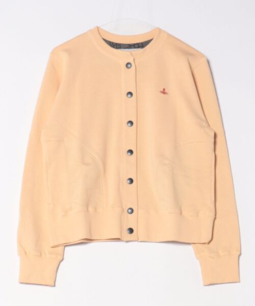 Vivienne Westwood(ヴィヴィアンウエストウッド)の「オーガニックコットン裏毛スナップカーディガン(その他アウター・レディース・ブラック/イエロー/チャコールグレー・FREE)」の3枚目の写真