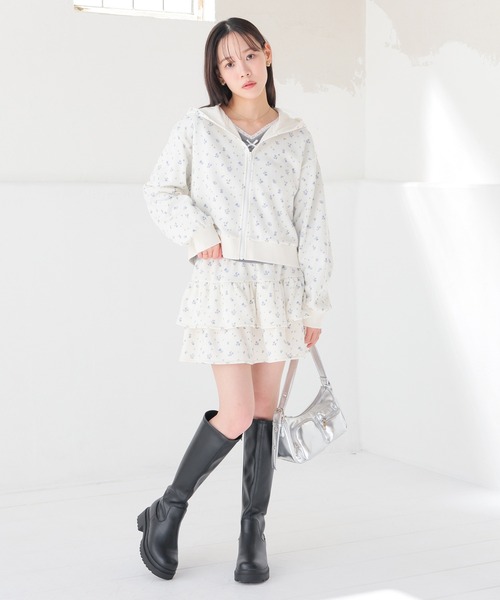 colza(コルザ)の「ティアードミニスカート(スカート・レディース・杢グレー/ブラック/アイボリー系1・L/LL/M/S/SS)」の13枚目の写真