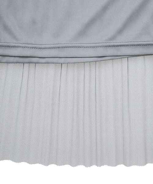 Green　Parks（グリーンパークス）の「チュールプリーツティアードスカート（スカート・レディース・ブラック/オフホワイト/グレー・FREE）」の17枚目の写真