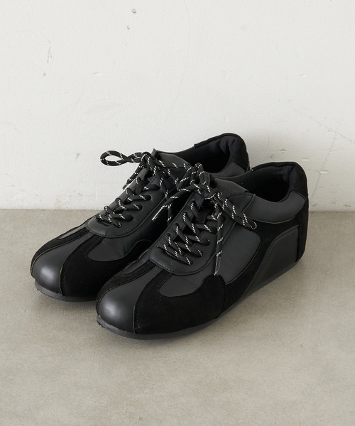 RAY CASSIN（レイカズン）の「インヒールスニーカー（スニーカー・レディース・ホワイト/ブラック/ベージュ・S/L/M）」の7枚目の写真