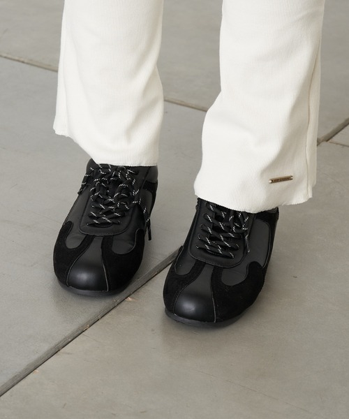 RAY CASSIN（レイカズン）の「インヒールスニーカー（スニーカー・レディース・ホワイト/ブラック/ベージュ・S/L/M）」の8枚目の写真