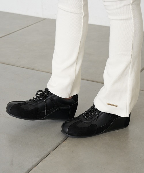 RAY CASSIN（レイカズン）の「インヒールスニーカー（スニーカー・レディース・ホワイト/ブラック/ベージュ・S/L/M）」の9枚目の写真