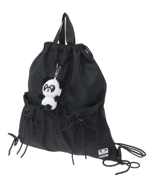 Candy Stripper（キャンディストリッパー）の「STAY WITH PEPE ナップサック（バックパック/リュック・レディース・ブラック・FREE）」の16枚目の写真