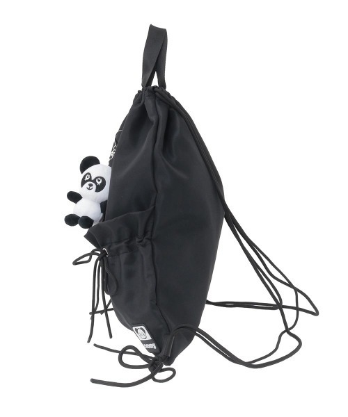 Candy Stripper（キャンディストリッパー）の「STAY WITH PEPE ナップサック（バックパック/リュック・レディース・ブラック・FREE）」の4枚目の写真