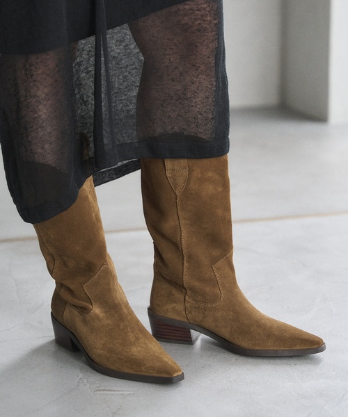 LE TALON（ルタロン）の「《追加》3.5cmレザーウエスタンブーツ（ブーツ・レディース・キャメル・X-LARGE/LARGE/MEDIUM/X-SMALL）」の12枚目の写真