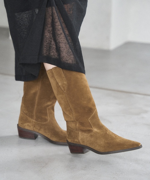 LE TALON（ルタロン）の「《追加》3.5cmレザーウエスタンブーツ（ブーツ・レディース・キャメル・X-LARGE/LARGE/MEDIUM/X-SMALL）」の13枚目の写真