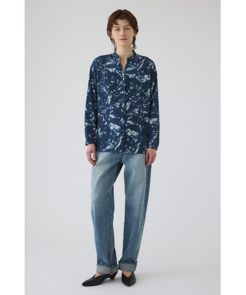 RIM.ARK(リムアーク)の「Air turbulence painting blouse エアタービュランス ペインティングブラウス(シャツ/ブラウス・レディース・ライトブルー/ネイビー・FREE)」の1枚目の写真