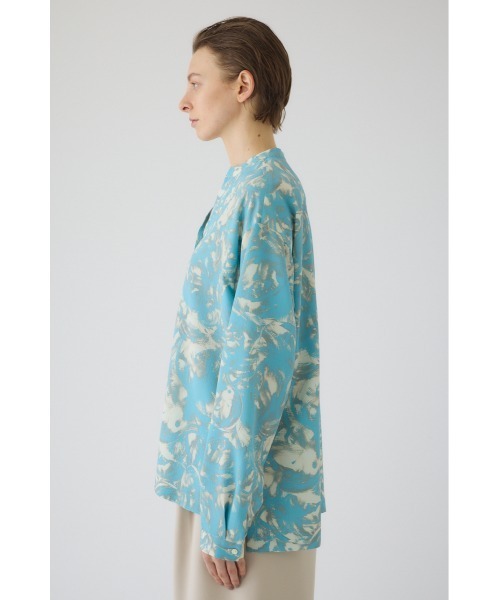 RIM.ARK(リムアーク)の「Air turbulence painting blouse エアタービュランス ペインティングブラウス(シャツ/ブラウス・レディース・ライトブルー/ネイビー・FREE)」の10枚目の写真