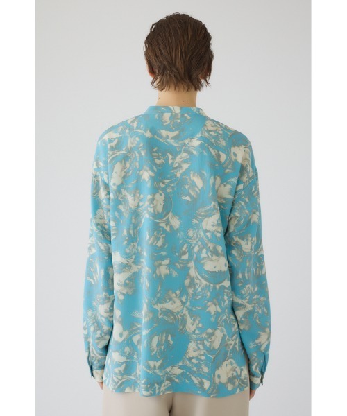 RIM.ARK(リムアーク)の「Air turbulence painting blouse エアタービュランス ペインティングブラウス(シャツ/ブラウス・レディース・ライトブルー/ネイビー・FREE)」の11枚目の写真