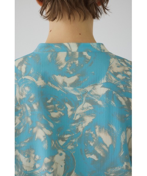 RIM.ARK(リムアーク)の「Air turbulence painting blouse エアタービュランス ペインティングブラウス(シャツ/ブラウス・レディース・ライトブルー/ネイビー・FREE)」の13枚目の写真
