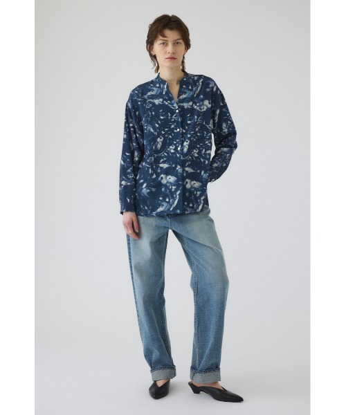 RIM.ARK(リムアーク)の「Air turbulence painting blouse エアタービュランス ペインティングブラウス(シャツ/ブラウス・レディース・ライトブルー/ネイビー・FREE)」の16枚目の写真