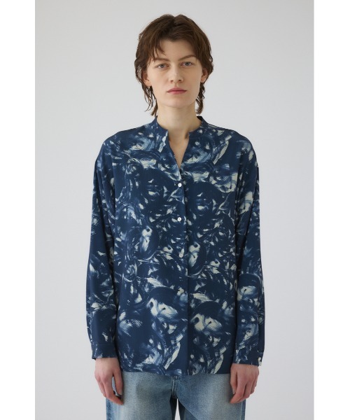 RIM.ARK(リムアーク)の「Air turbulence painting blouse エアタービュランス ペインティングブラウス(シャツ/ブラウス・レディース・ライトブルー/ネイビー・FREE)」の18枚目の写真