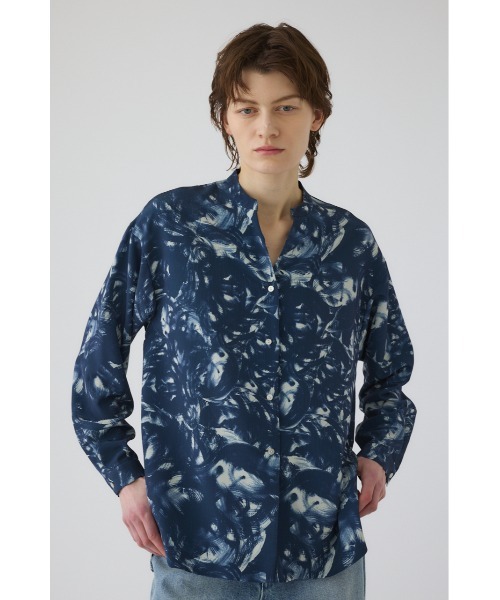 RIM.ARK(リムアーク)の「Air turbulence painting blouse エアタービュランス ペインティングブラウス(シャツ/ブラウス・レディース・ライトブルー/ネイビー・FREE)」の20枚目の写真