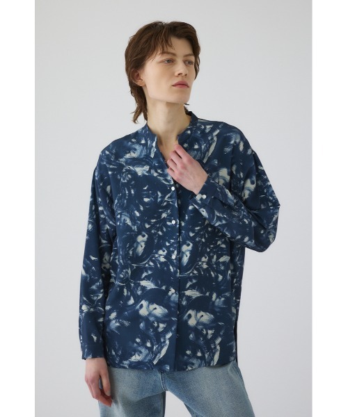 RIM.ARK(リムアーク)の「Air turbulence painting blouse エアタービュランス ペインティングブラウス(シャツ/ブラウス・レディース・ライトブルー/ネイビー・FREE)」の21枚目の写真