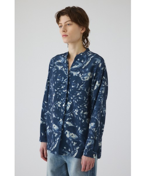 RIM.ARK(リムアーク)の「Air turbulence painting blouse エアタービュランス ペインティングブラウス(シャツ/ブラウス・レディース・ライトブルー/ネイビー・FREE)」の22枚目の写真